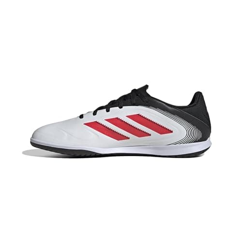 Image of adidas Unisex COPA Pure III Club Indoor Football Boots, Cloud White/Lucid Red/Core Black, 8.5 UK
