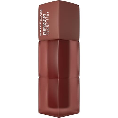 Image of Maybelline Lipstick, Super Stay Teddy Lip Tint, Up To 12 Hour Blurred Matte Lipstick, Plush Comfort, Longwear Makeup, Hydrating & Transferproof, Vegan, 8 Buildable Lip Shades, Shade: Mascara Tear
