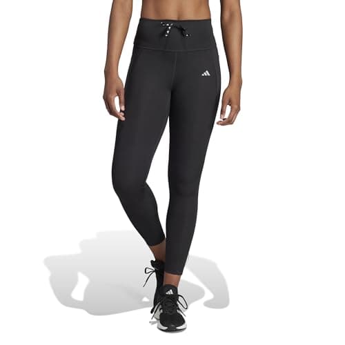 Image of adidas Women's Run Essentials Stay in Play 7/8 Leggings, black, M