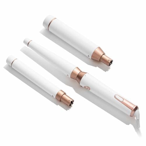 Image of T3 Whirl Trio Hair Styling Multi-Wand | 3 Interchangeable Barrels and 5 Heat Settings | 25mm Straight, 32mm-19mm Tapered and 38mm Straight Attachments