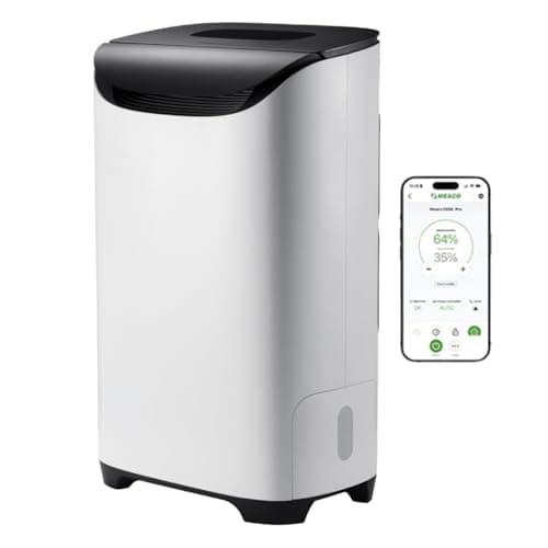 Image of Meaco DD8L Pro Desiccant Dehumidifier - Faster Clothes Drying | Smart App Control | Customisable Energy Use | For Cold Environments | Anti-Bacterial Ioniser | Ideal for Cars, Boats, Caravans & Garages