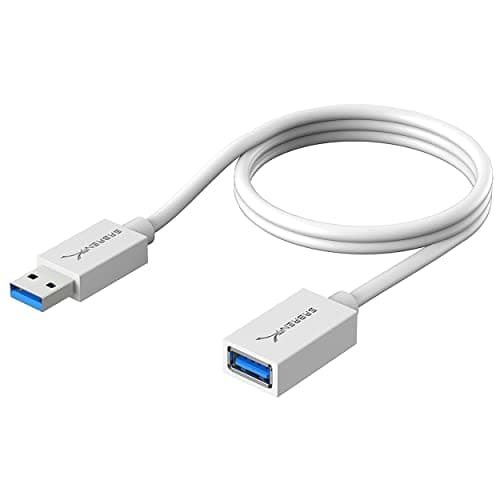 Image of SABRENT USB Extension Cable 90cm, USB A 3.0 Male to Female, Data Sync USB Extender Cord 5Gbps High Speed for Charging Cable, USB Stick, Printer, PS4/5, USB Hub, External Hard Drive, etc (CB-303W)