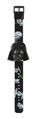 Image of Star Wars Boy's Digital Watch with Black Dial Digital Display and Black Plastic Strap STAR426