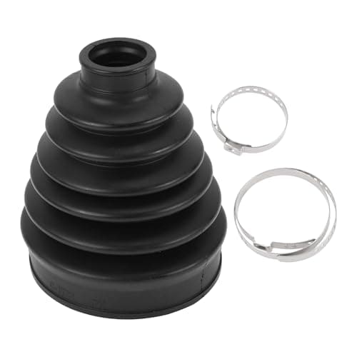 Image of HEROFFIX 1 Set CV Joint Boot Kit for Honda CR-V 2008-2011 2019 Outer Constant Velocity Joint Boot W/Clamps No.44018SJM020 Black Rubber