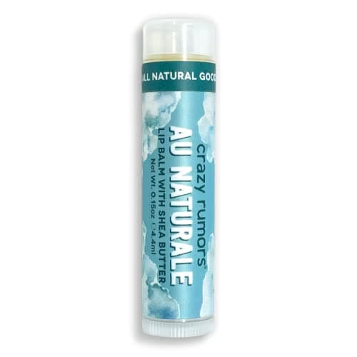 Image of Crazy Rumors Au Naturale (Flavour Free) Soothing Lip Balm Stick for Dry Lips, 100% Natural and Vegan 4g