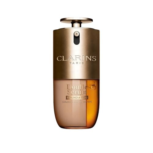 Image of Clarins Double Serum Foundation M1W 30ml | Hybrid Serum Foundation | Luminous Satin Finish | Medium-to-Full Customisable Coverage | Hydrates, Boosts Collagen Production and Reduces Signs of Ageing