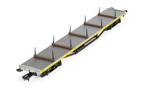 Image of Hornby Wagons - R60204 BR, YMO 'Salmon' Bogie Wagon - Era 7 Train Toy, 00 Gauge Wagons & Freight for Train Set, Models for Adults - 1:76 Scale Model Gift