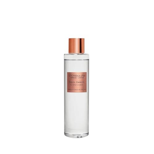 Image of Stoneglow Luna Collection - Dark Amber & Vetiver 210ml Scented Reed Diffuser Refill (Glass Bottle)