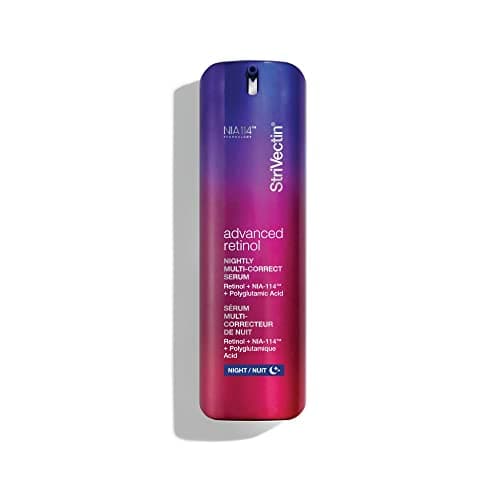 Image of StriVectin Advanced Retinol Nightly Multi-Correct Serum (1 Oz, 30ml)|Targets Visible Signs of Aging for Healthier Skin, Visibly Smooths & Brightens Skin