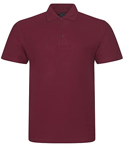 Image of Mens Polo Shirt Short Sleeve Tee Top T-Shirt Plain Casual Workwear Leisure - XS S M L XL 2XL 3XL 4XL 5XL 6XL 7XL 8XL Burgundy