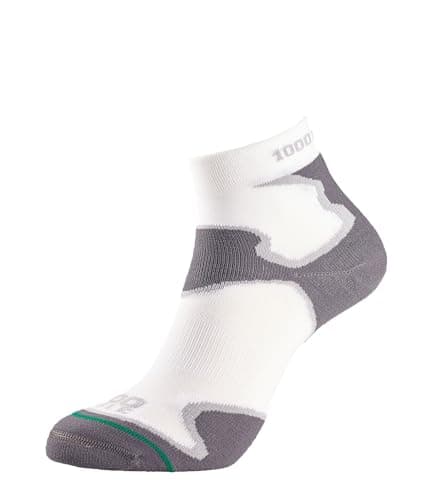 Image of 1000 Mile Unisex Tm2026wls Mile Fusion Sock Ladies, White, Small 3-5.5UK