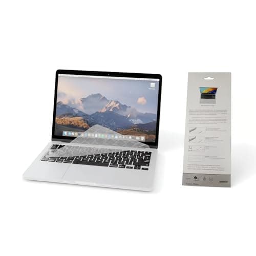 Image of US Layout Keyboard Cover for MacBook Air 13" 15" (M2/M3) & Pro 14" 16" (M1/M2/M3 Pro/Max) - Clear TPU Skin for US Version Keyboards [Rectangular Enter Key Only] - NOT for UK/EU Layout