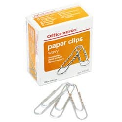 Image of Box of 100 - Paper Clips Giant wavy 75mm -979333