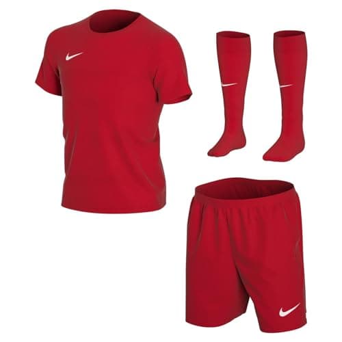 Image of NIKE Unisex Kids Lk Nk Dry Park20 Kit K Football Set, University Red/University Red/(White), XL EU