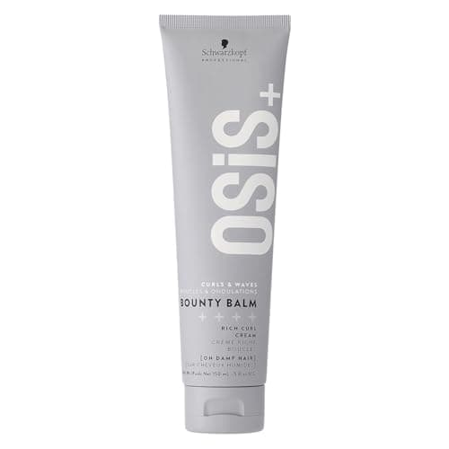 Image of Schwarzkopf Professional OSiS Bounty Balm Curl Cream Enhances Curls And Waves Reducing Frizz Taming Flyaways Shine Softness Strong Definition Non Crunchy Texture Lightweight Volume 150 ml