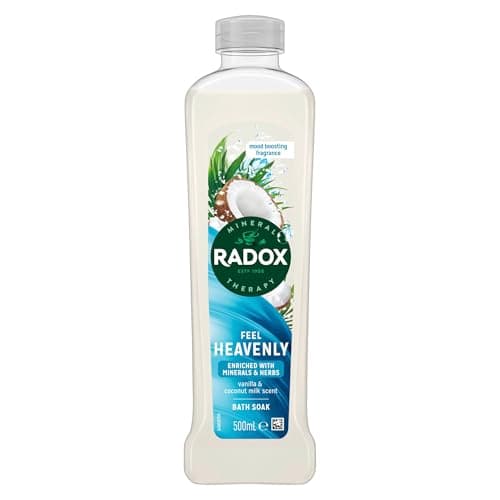 Image of Radox Feel Heavenly Bath Soak with Coconut & Milk, 500ml
