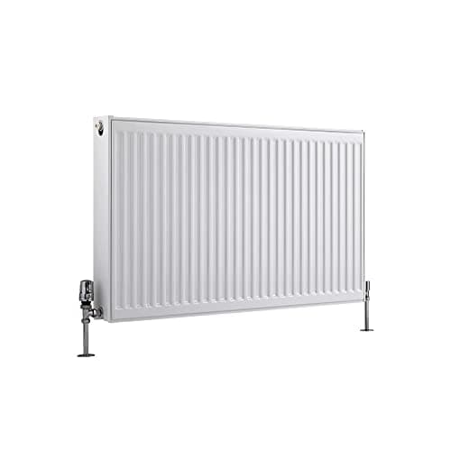 Image of Milano Compact White Type 22 Horizontal Double Panel Convector Radiator - 600mm x 1100mm