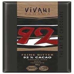 Image of Dark with 92% Panama Cocoa Chocolate 80g by Vivani
