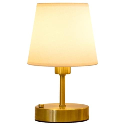 Image of EppieBasic Rechargeable Table Lamp Cordless: Fast Charging & Long Lasting - 2700K Warm Light Vintage Small Gold Lamps for Women Housewife - Living Room Bedroom