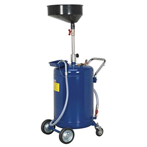 Image of Sealey Ak458Dx Mobile Oil Drainer 110Ltr Air Discharge