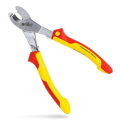 Image of Wiha Alicates para Corte de Cables Professional Electric con resorte de apertura conectable y desconectable 180 mm, 7" (43664)