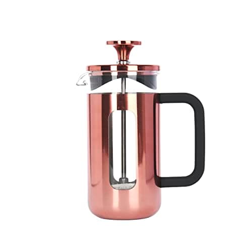 Image of La Cafetière Pisa Stainless Steel Cafetière, Three Cup, Copper, Gift Boxed