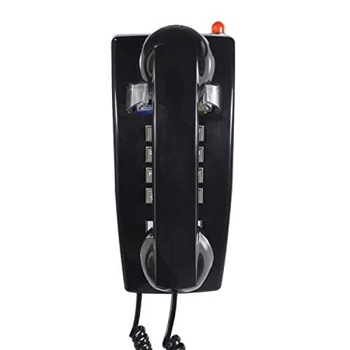 Image of TelPal Analog Wall Phone with Cord, Classic Corded Telephone, Vintage Extra Loud Phone Ringer Landline Phones with Handset Volume Control - Wall Mount Jack Required