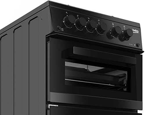 Image of Beko KDVG593K 50cm Gas Cooker with Gas Grill - Black
