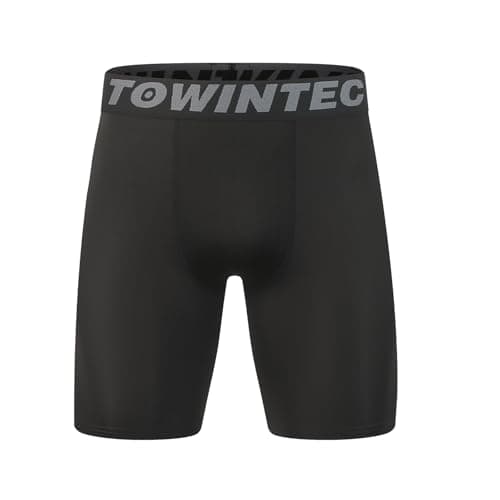 Image of Towintec Youth Boys' Tight Compression Shorts Kids Thermal Base Layer Breathable Childrens Underpants Workout Athletic Under Shorts Underwear Sport Skins Under Gear Gym for Basketball Soccer Wicking