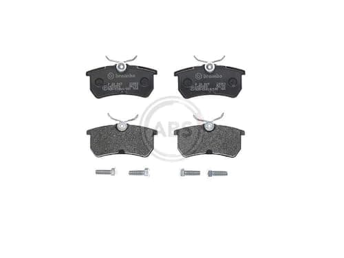 Image of Brembo P24047 Rear Disc Brake Pad - Set of 4