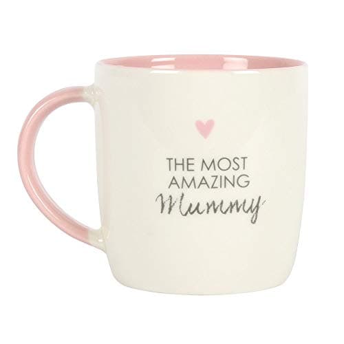Image of Most Amazing Mummy Mug Ceramic Love Heart Mum Cup Mothers Day Gift Birthday