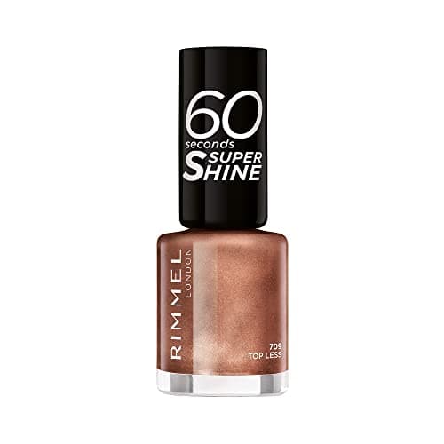 Image of Rimmel 60 Seconds Super-Shine Nail Polish, 709 Topless, 8 ml
