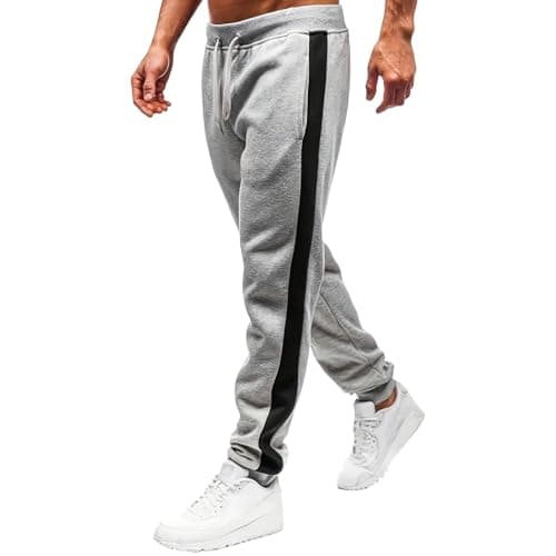 Image of Generisch Casual trousers for everyday comfort style, perfect for leisure activities relaxed trips, Light grey, S