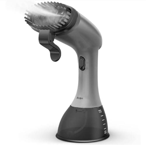Image of Rolipo Clothes Steamer, Garment Steamer for Wrinkle Removal, Upgraded 400ml Water Tank, 3rd Generation Panel, Handheld Steamer Clothing for Home, Office & Travel