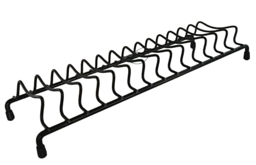 Image of Delfinware Plate Rack – 39 x 12.5 x 5.5 cm – Dish Drainer & Storage Rack for Plates | Durable Kitchen Organizer |UK Made (Black)