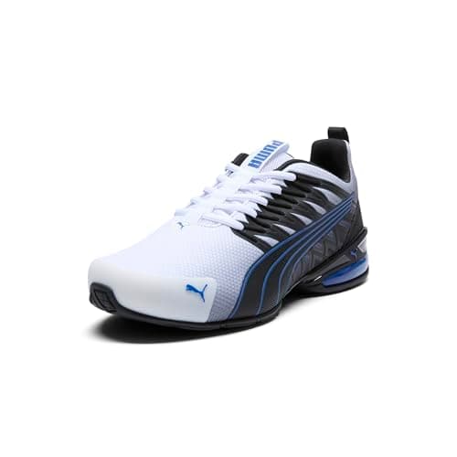 Image of PUMA Men's Voltaic Evo Cross Trainer Sneaker, Puma White-puma Black-Clyde Royal, 12 UK
