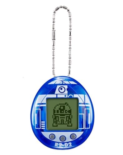 Image of TAMAGOTCHI 88822 Star Wars R2D2 Virtual Pet Droid with Mini-Games, Animated Clips, Extra Modes and Key Chain, Multicolour