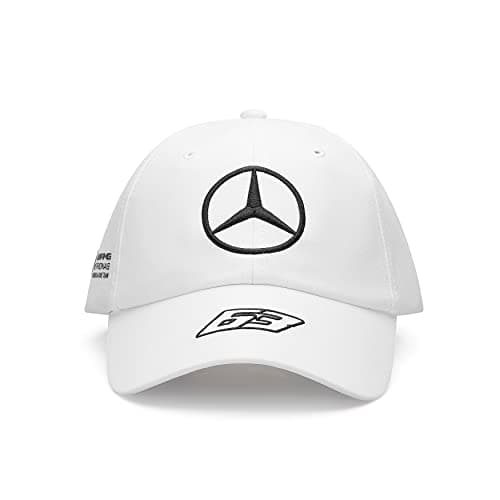 Image of Mercedes AMG Petronas Formula One Team - 2023 George Russell Driver Cap - White - Unisex - Size: One Size