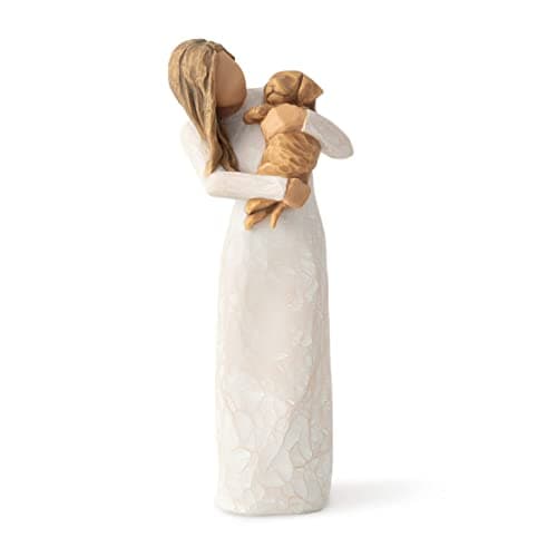Image of Willow Tree Adorable You (Golden Dog), A Joyful Friendship, Expresses Relationship with a Much-Loved Pet Dog, Sculpted Hand-Painted Figure