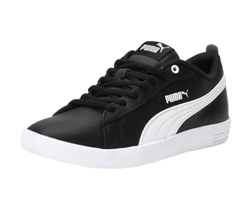 Image of PUMA Women's Puma Smash Wns v2 L Trainers, Puma Black Puma White, 6 UK