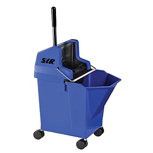 Image of Professional SYR Kentucky style Lady Bug Mop Bucket (BLUE) with Wringer