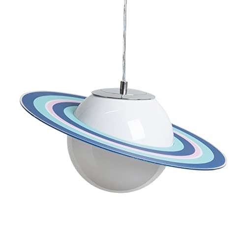 Image of LITECRAFT Glow Saturn Ceiling Pendant Children's Bedroom 1 Light - Multicoloured