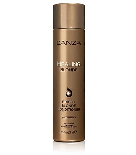 Image of L’ANZA Healing Blonde Bright Conditioner, Formulated for Natural & Decolourized Blonde Hair - Boosts Shine and Brightness while Healing, with Sulfate-free, Paraben-free, Gluten-free Formula (250ml)