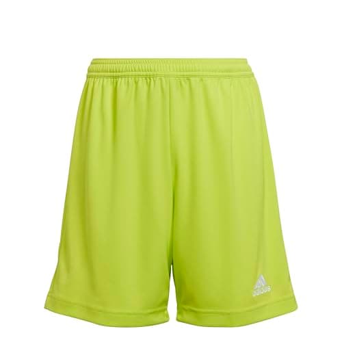 Image of adidas Unisex Kids Entrada 22 Shorts, team semi sol yellow, 7-8 Years