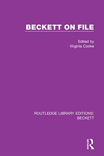 Image of Beckett on File (Routledge Library Editions: Beckett Book 1)