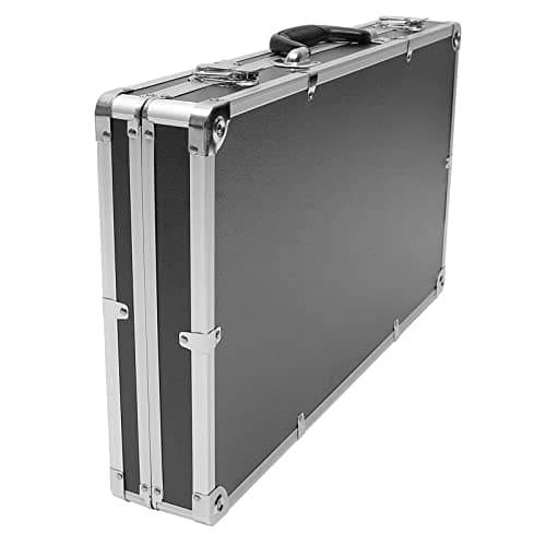 Image of DOITOOL Aluminium Tool Box 22.83 Inch Portable Hard Case with Foam Inserts Multifunction Storage Case for Diy Hand Tools and Garden Parts