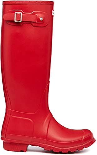 Image of Hunter Original Tall Gloss, Women's Homecoming Boots - Red - 5