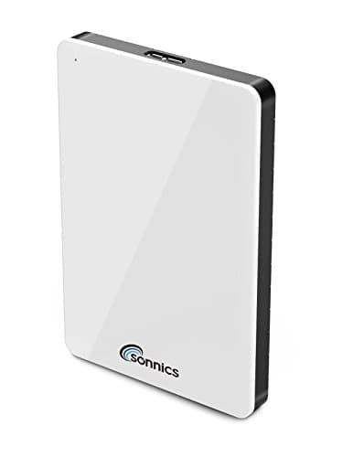Image of Sonnics 500GB White External Portable Hard drive USB 3.0 Compatible with Windows PC, Mac, Smart tv, XBOX ONE & PS4