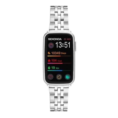 Image of Sekonda Track Smart Watch 26mm with Silver Alloy Bracelet 30279