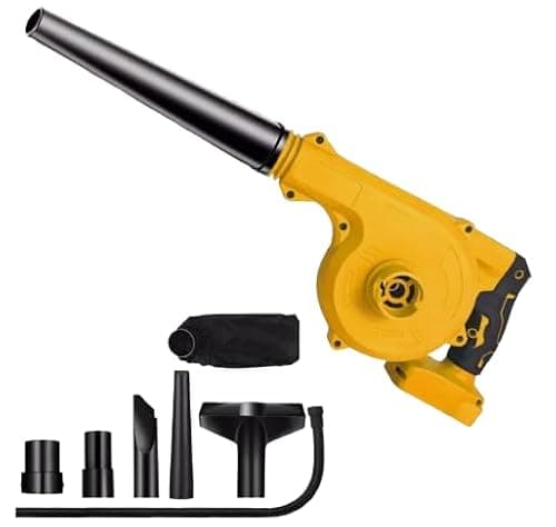 Image of 2-in-1 Cordless Leaf Blower & Vacuum, Electric Blower Kit, 21000 RPM Max Speed, 180 MPH Wind, Compatible with Makita 18 V Batteries (Tool Only) (Battery NOT Included)